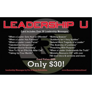 Leadership U Drop Card